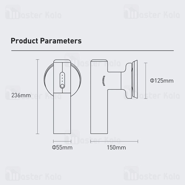 دستگاه واکس شارژی خودرو بیسوس Baseus New Power Cordless Electric Polisher CRDLQ-B01 30W